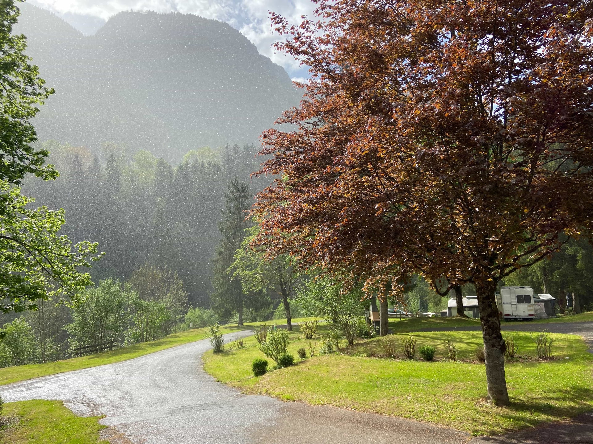 Vue du camping